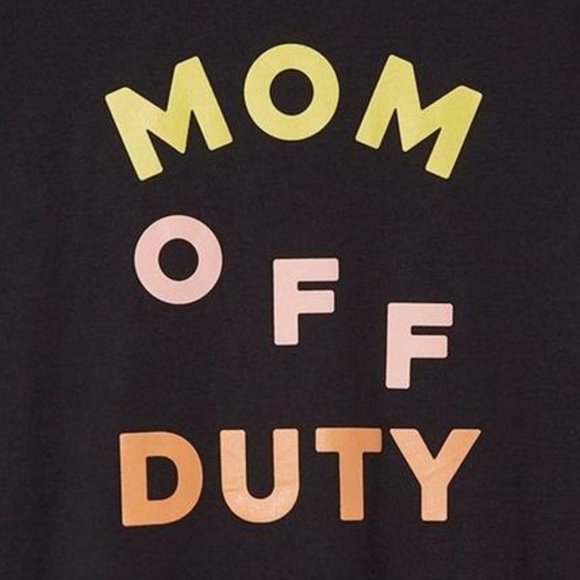 ❤️NWT VINTAGE TORRID TEE MOM OFF DUTY COTTON CREW NECK GRAPHIC TOP - PLUS SIZE - Picture 2 of 9